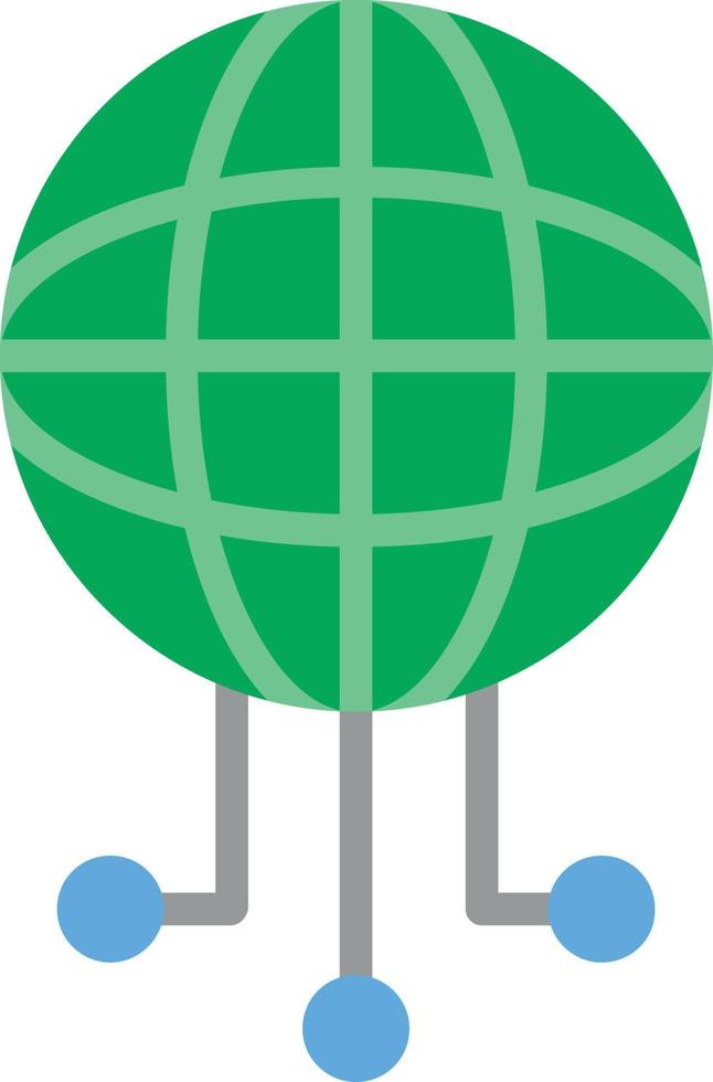 Network Flat Icon vector