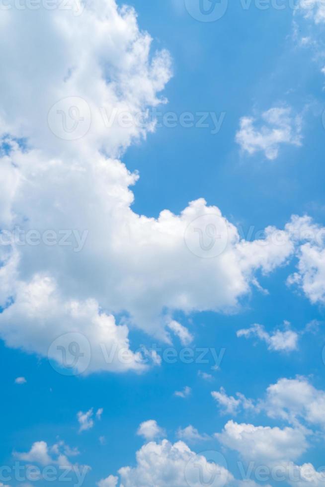 Beautiful view of blue sky with clouds at sunrise. Partly cloudy.Background cloud summer. Cloud summer. Sky cloud clear with sunset. Natural sky cinematic beautiful yellow and white texture background photo