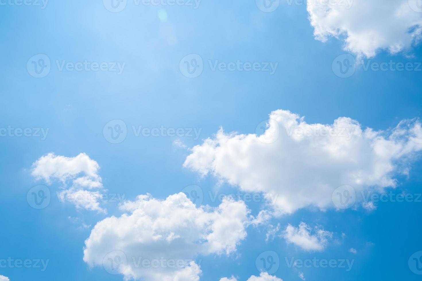 Beautiful view of blue sky with clouds at sunrise. Partly cloudy.Background cloud summer. Cloud summer. Sky cloud clear with sunset. Natural sky cinematic beautiful yellow and white texture background photo