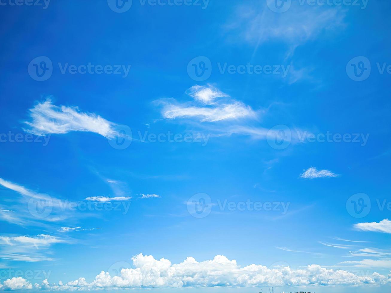 Background cloud summer. Cloud summer. Sky cloud clear. Natural sky beautiful blue and white texture background with sun rays shine photo