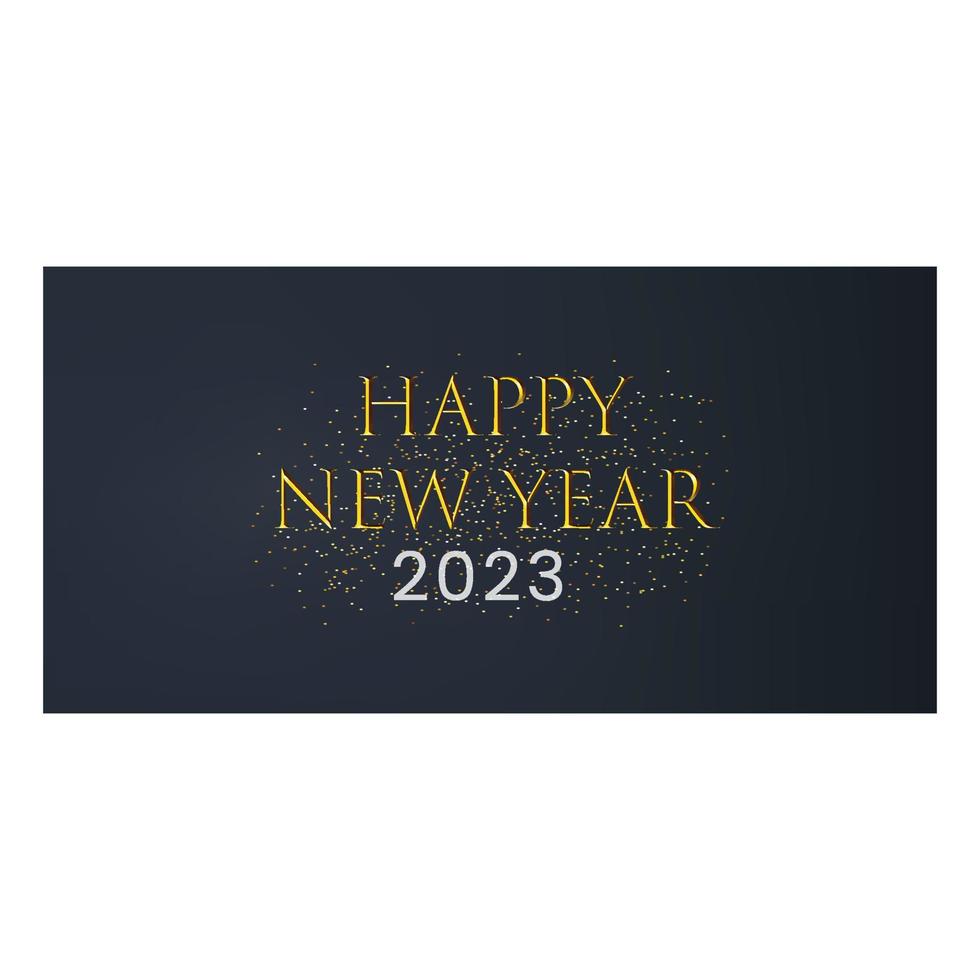 2023 happy new year background. banner with numbers date 2023. vector illustration