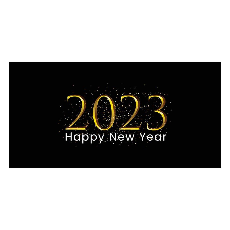 2023 happy new year background. banner with numbers date 2023. vector illustration