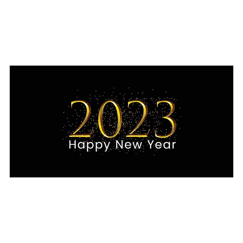 2023 happy new year background. banner with numbers date 2023. vector illustration