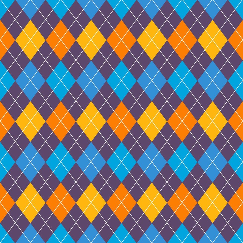 Argyle seamless pattern background.Simple flat vector illustration.