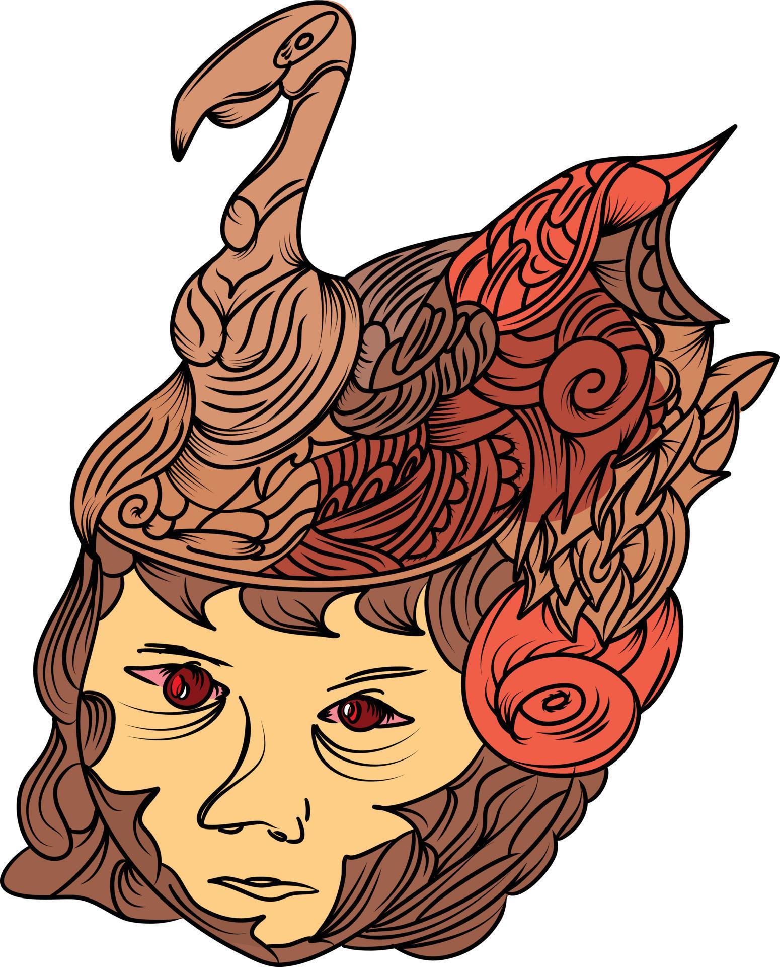 java queen illustration FREE 10041208 Vector Art at Vecteezy