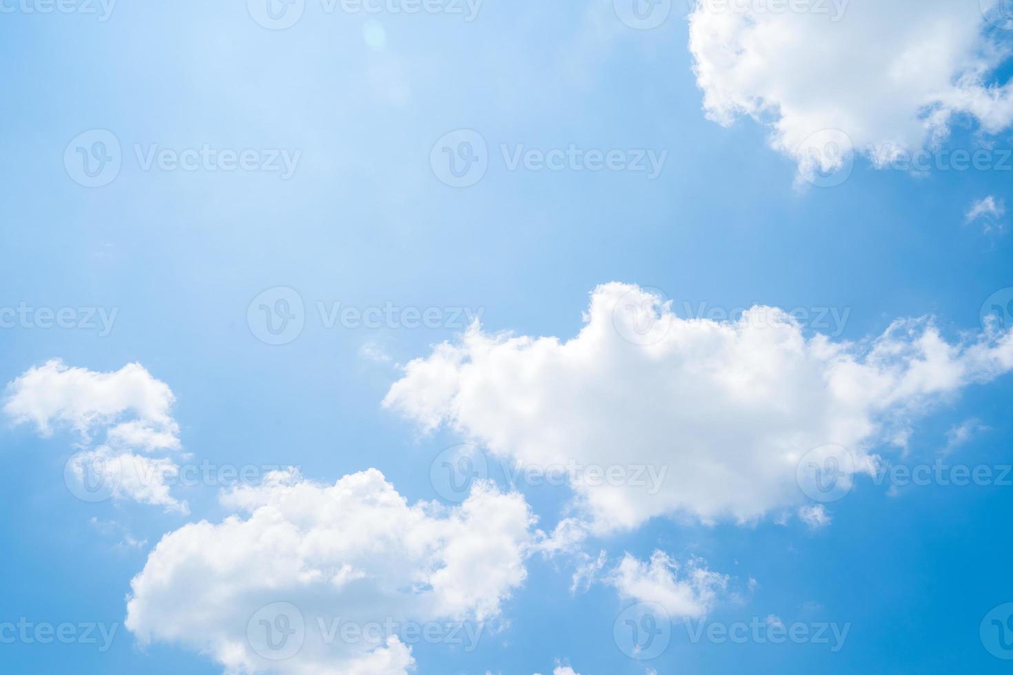 Beautiful view of blue sky with clouds at sunrise. Partly cloudy.Background cloud summer. Cloud summer. Sky cloud clear with sunset. Natural sky cinematic beautiful yellow and white texture background photo
