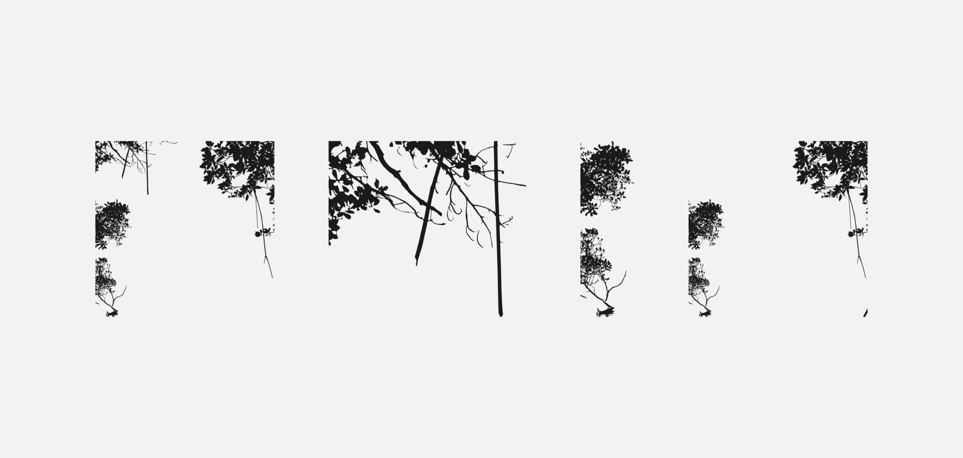 Set of Minimal Aesthetic Leaf vector