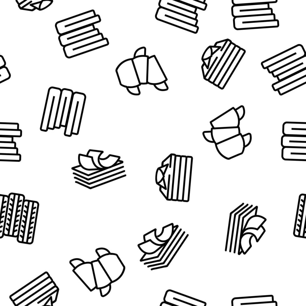 Pile Objects Things Vector Seamless Pattern
