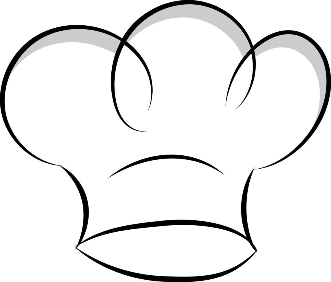 Chefs hat restaurant icon vector