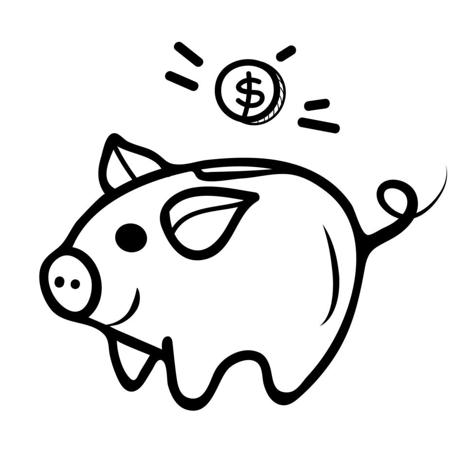 icono de esquema de dinero signo bancario vector