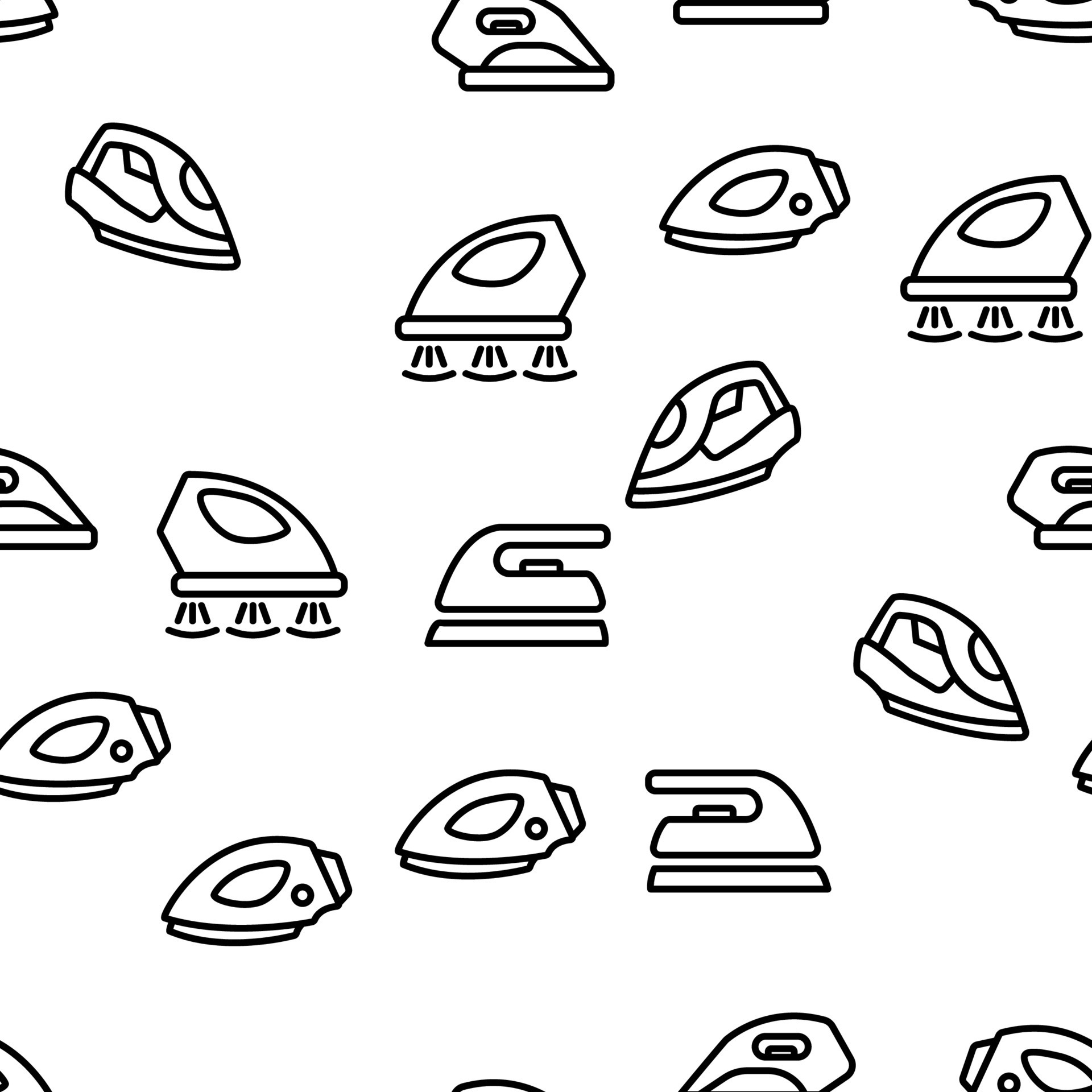 Iron Electrical Tool Vector Seamless Pattern 10042781 Vector Art at