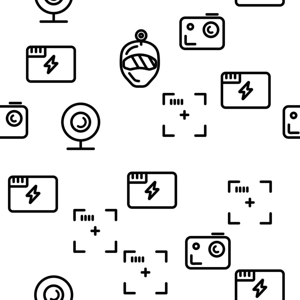 vector de patrones sin fisuras de cámara de acción