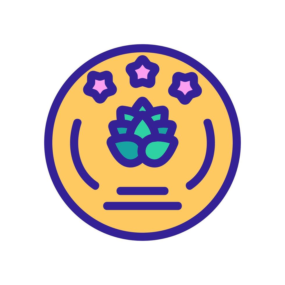 The emblem of the brewery is an icon vector. Isolated contour symbol illustration vector