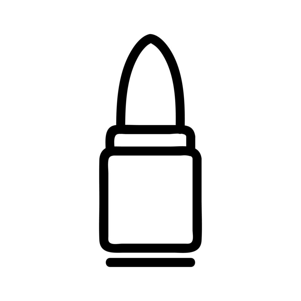 bullet icon vector. Isolated contour symbol illustration vector