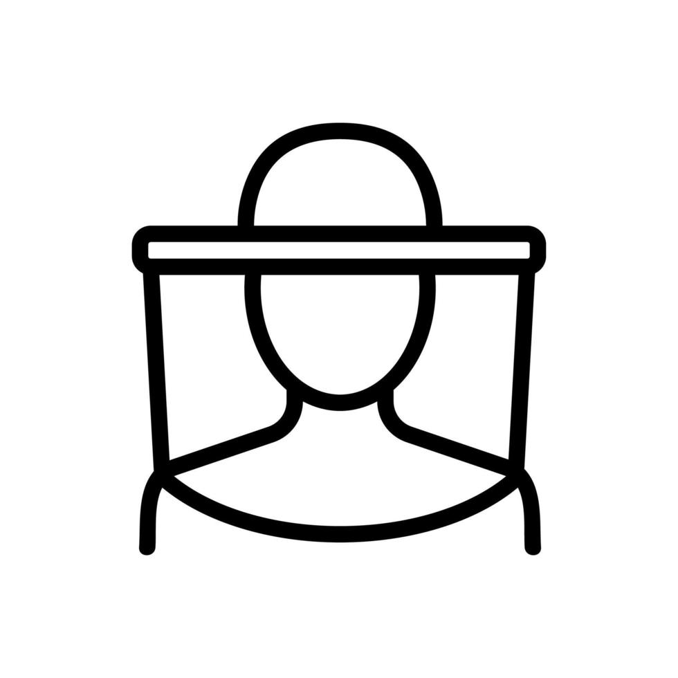 apiary icon vector. Isolated contour symbol illustration vector