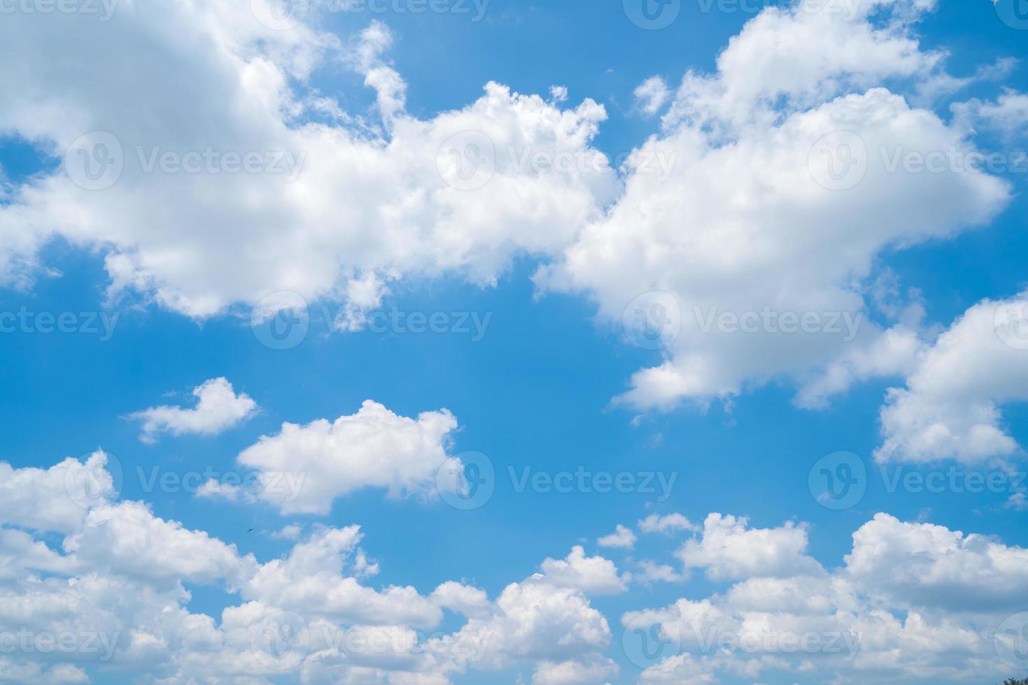 Beautiful view of blue sky with clouds at sunrise. Partly cloudy.Background cloud summer. Cloud summer. Sky cloud clear with sunset. Natural sky cinematic beautiful yellow and white texture background photo