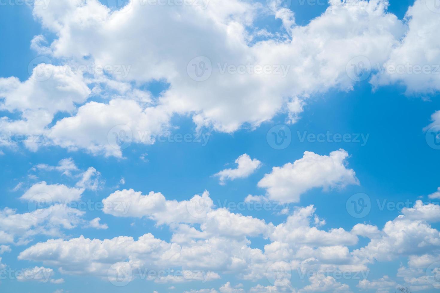 Beautiful view of blue sky with clouds at sunrise. Partly cloudy.Background cloud summer. Cloud summer. Sky cloud clear with sunset. Natural sky cinematic beautiful yellow and white texture background photo