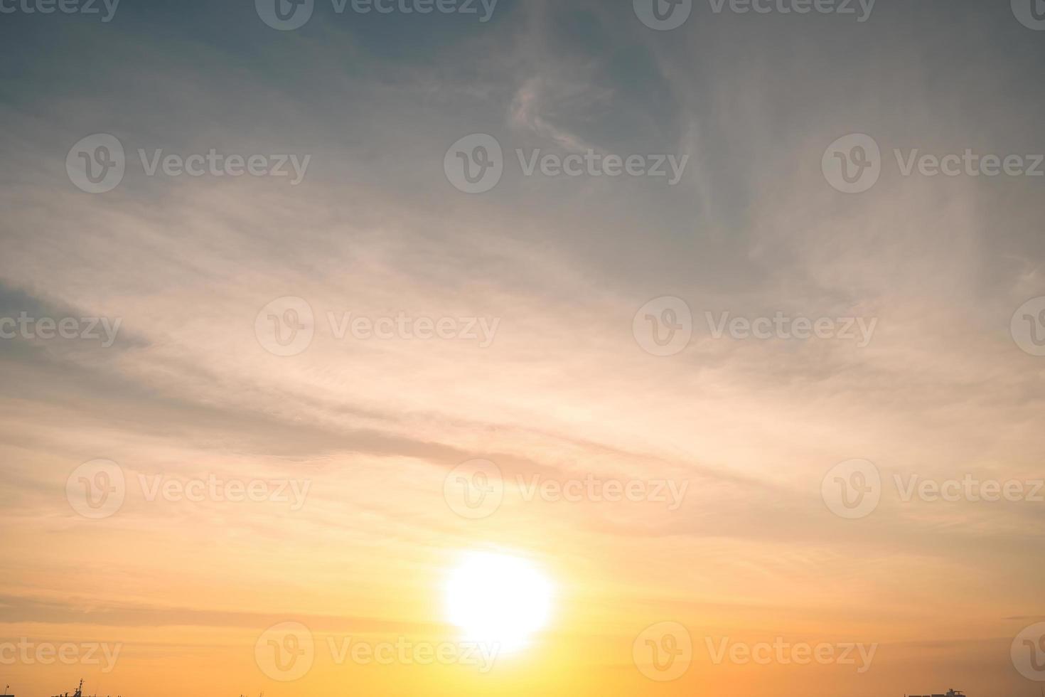Background cloud summer. Cloud summer. Sky cloud cinematic. Natural sky beautiful and cinematic sunset texture background photo