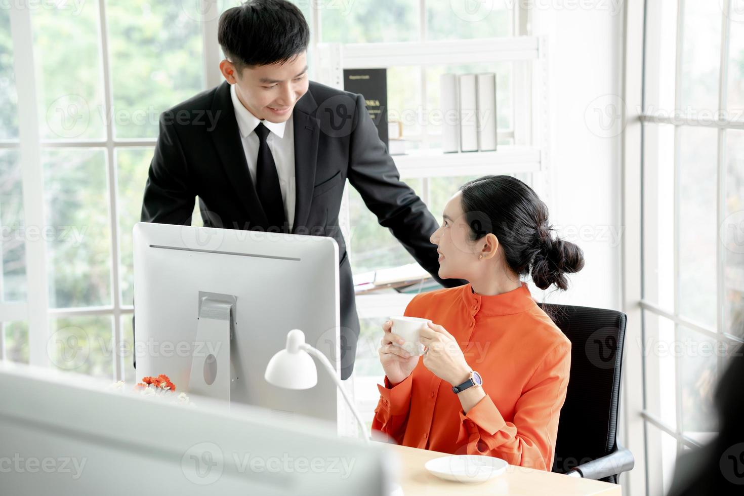 Business People Working in Their Office photo