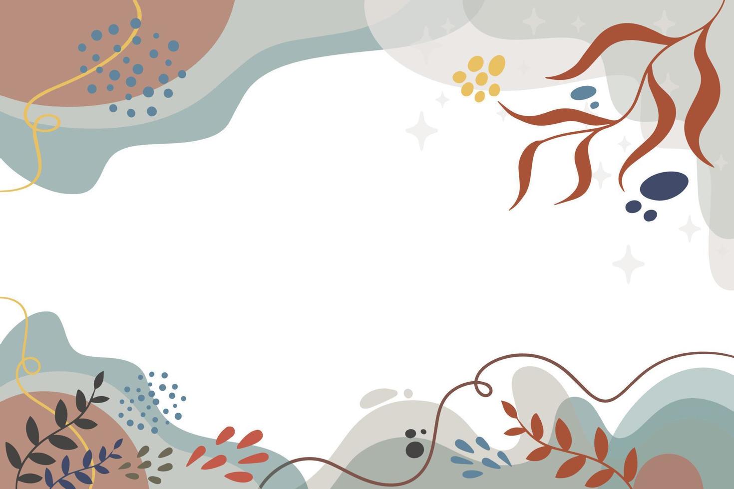 flat background with scandinavian color vector