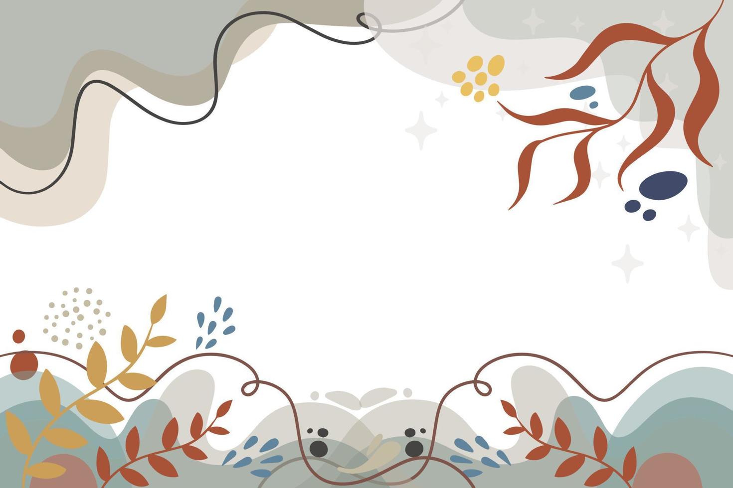 flat background with scandinavian color vector