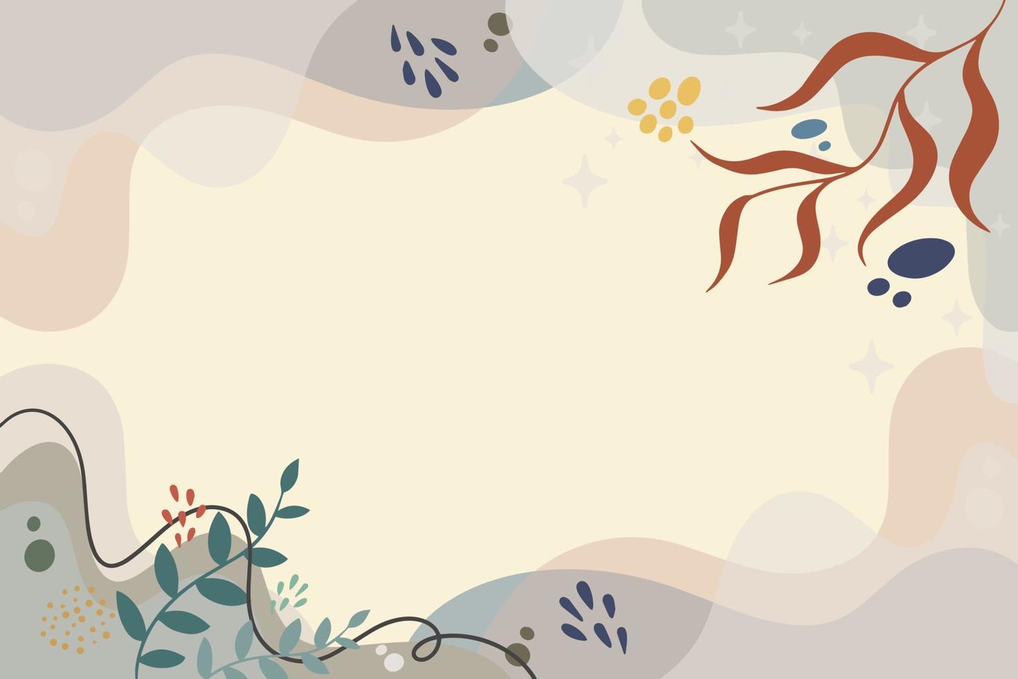 flat background with scandinavian color vector