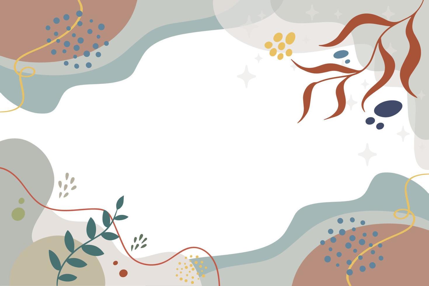 flat background with scandinavian color vector