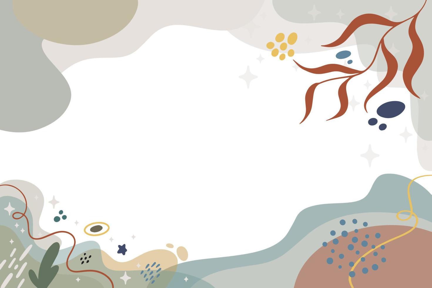flat background with scandinavian color vector