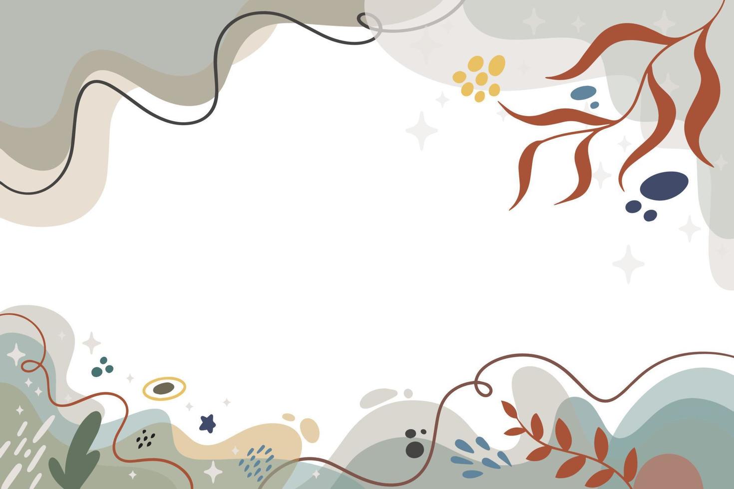 flat background with scandinavian color vector