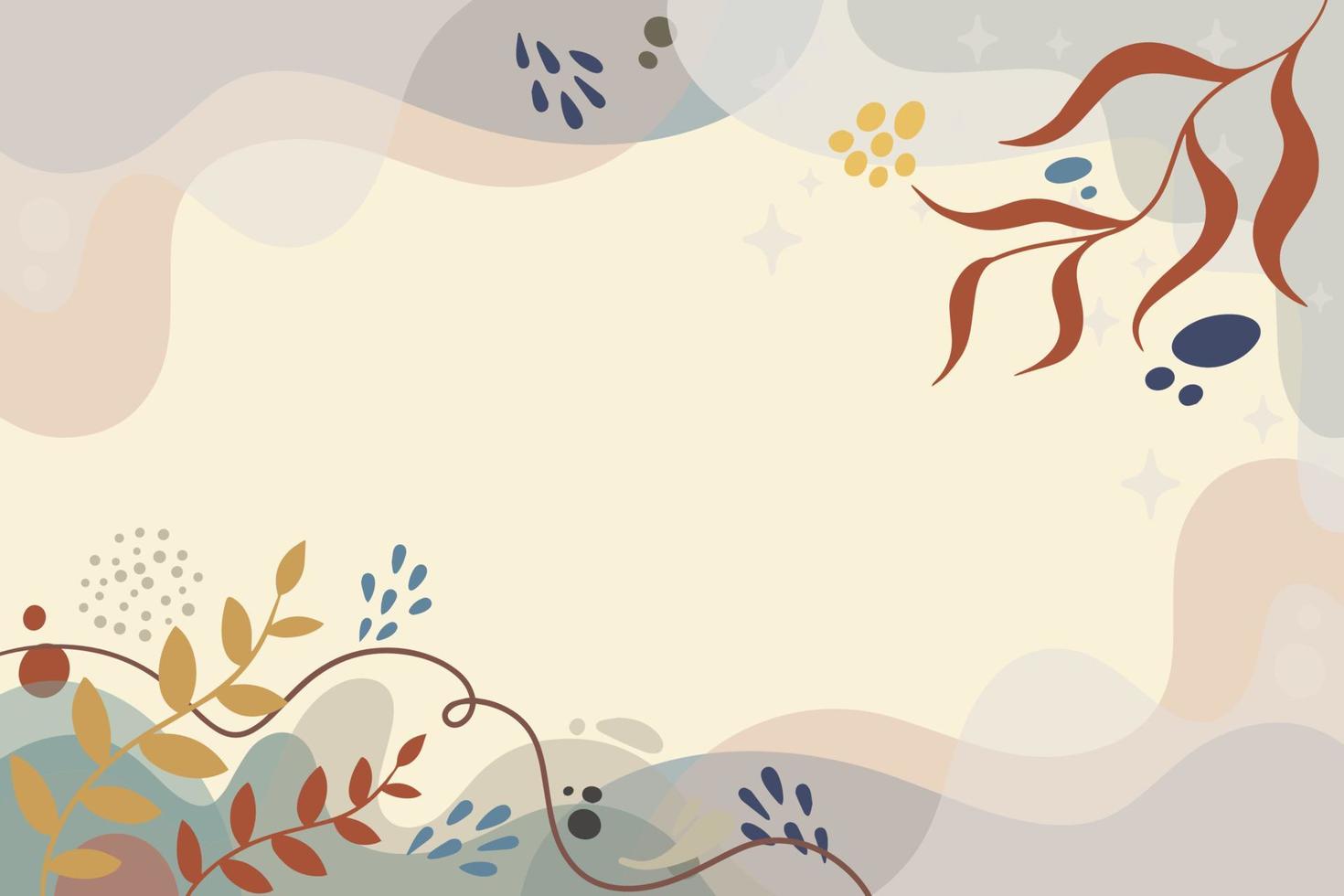 flat background with scandinavian color vector