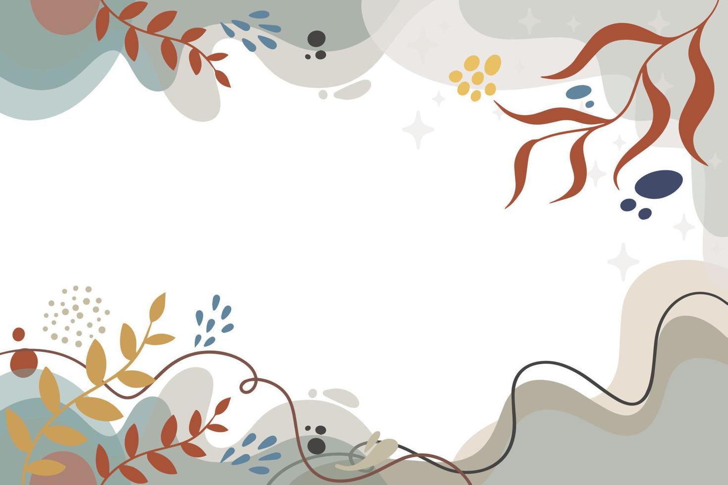 flat background with scandinavian color vector