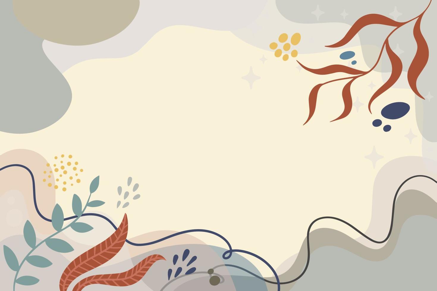 flat background with scandinavian color vector