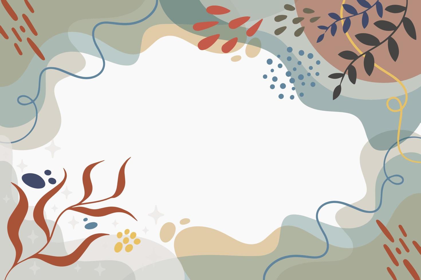 flat background with scandinavian color vector