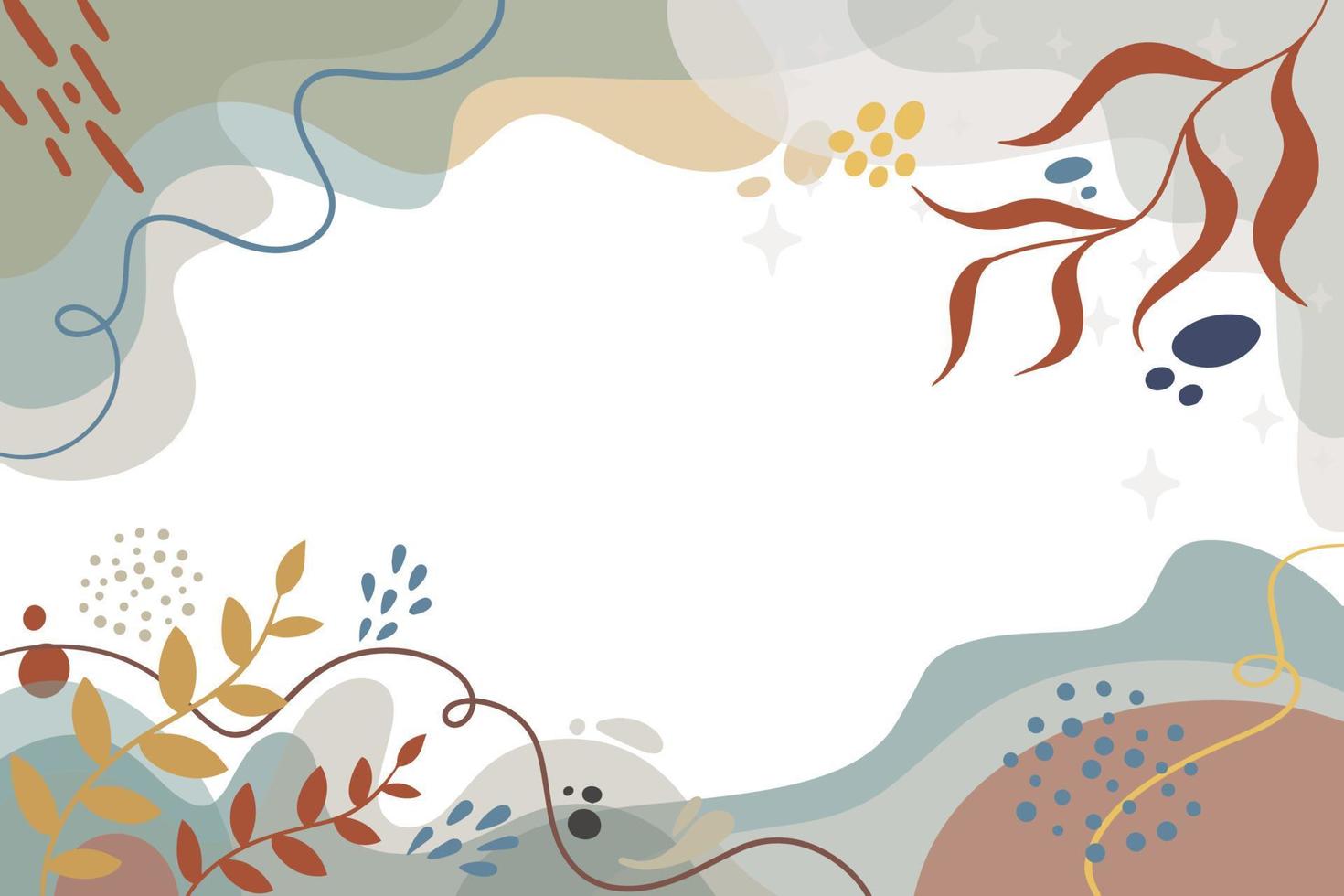 flat background with scandinavian color vector