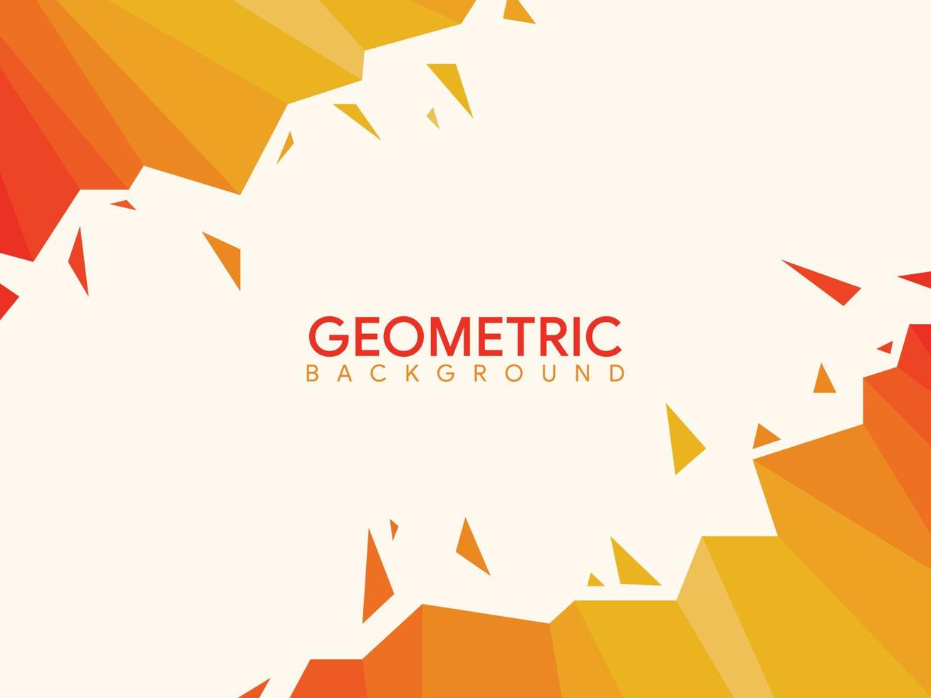 fondo de formas geométricas abstractas creativas vector