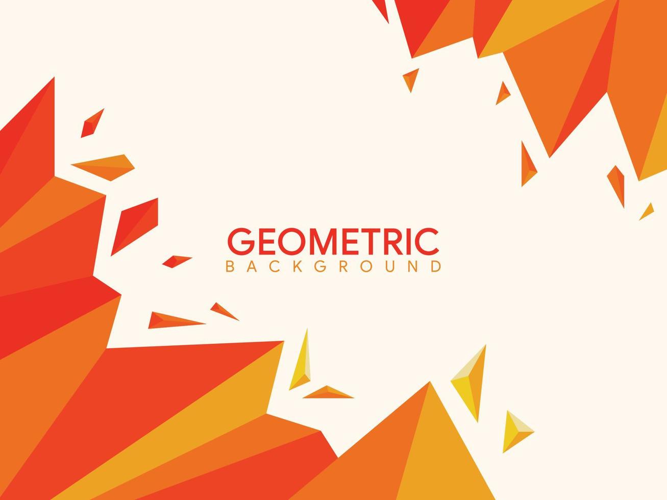 creative abstract geometric shapes background vector