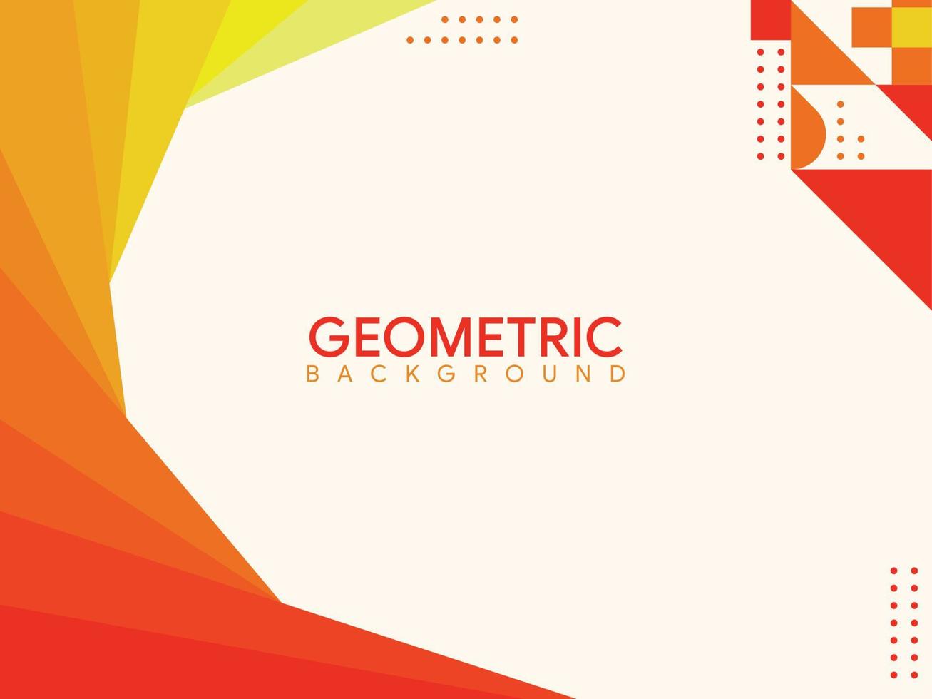 creative abstract geometric shapes background vector