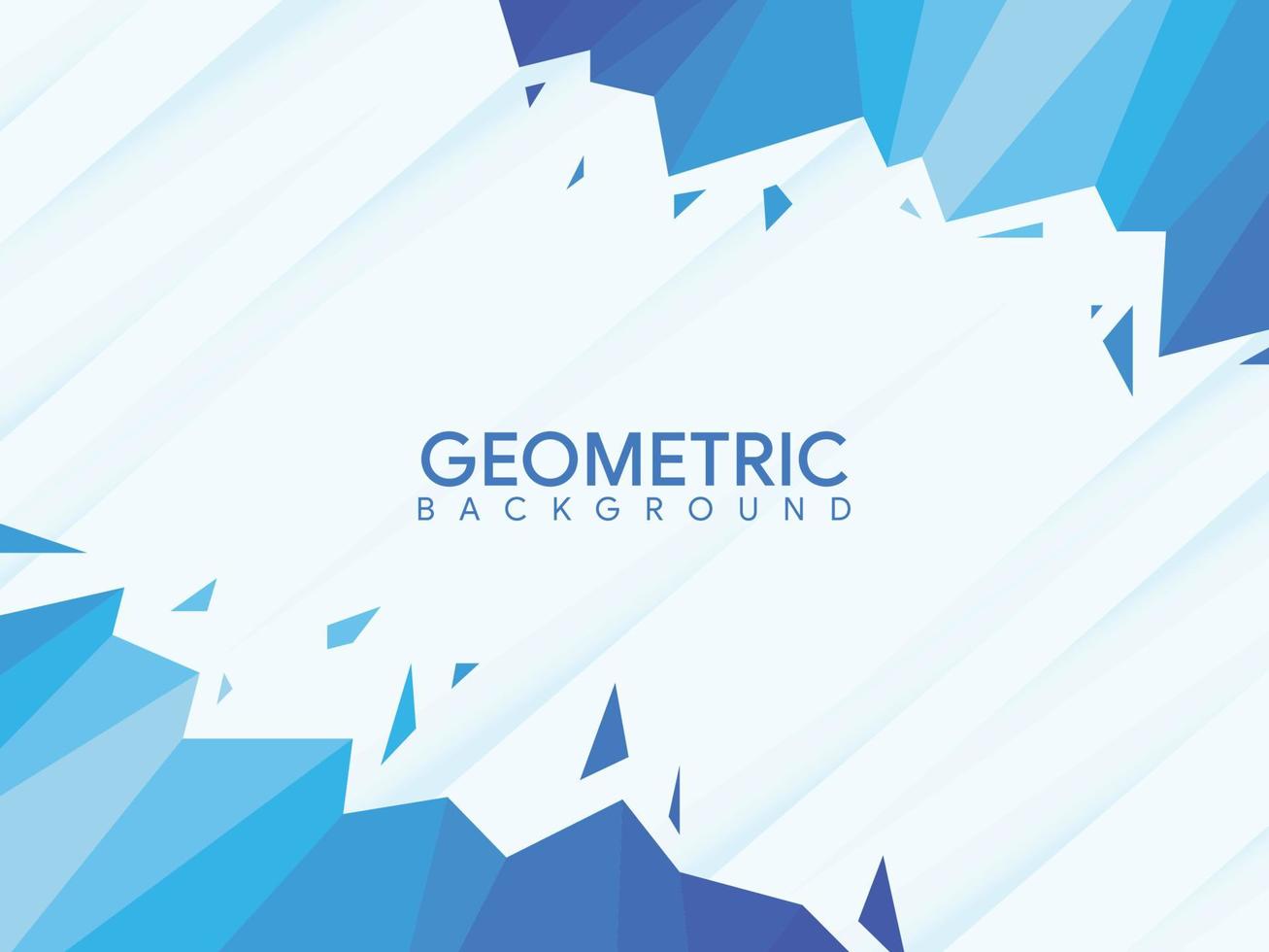 creative abstract geometric shapes background vector