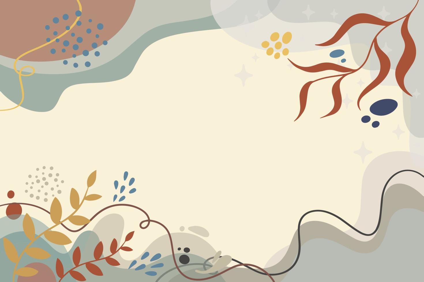 flat background with scandinavian color vector