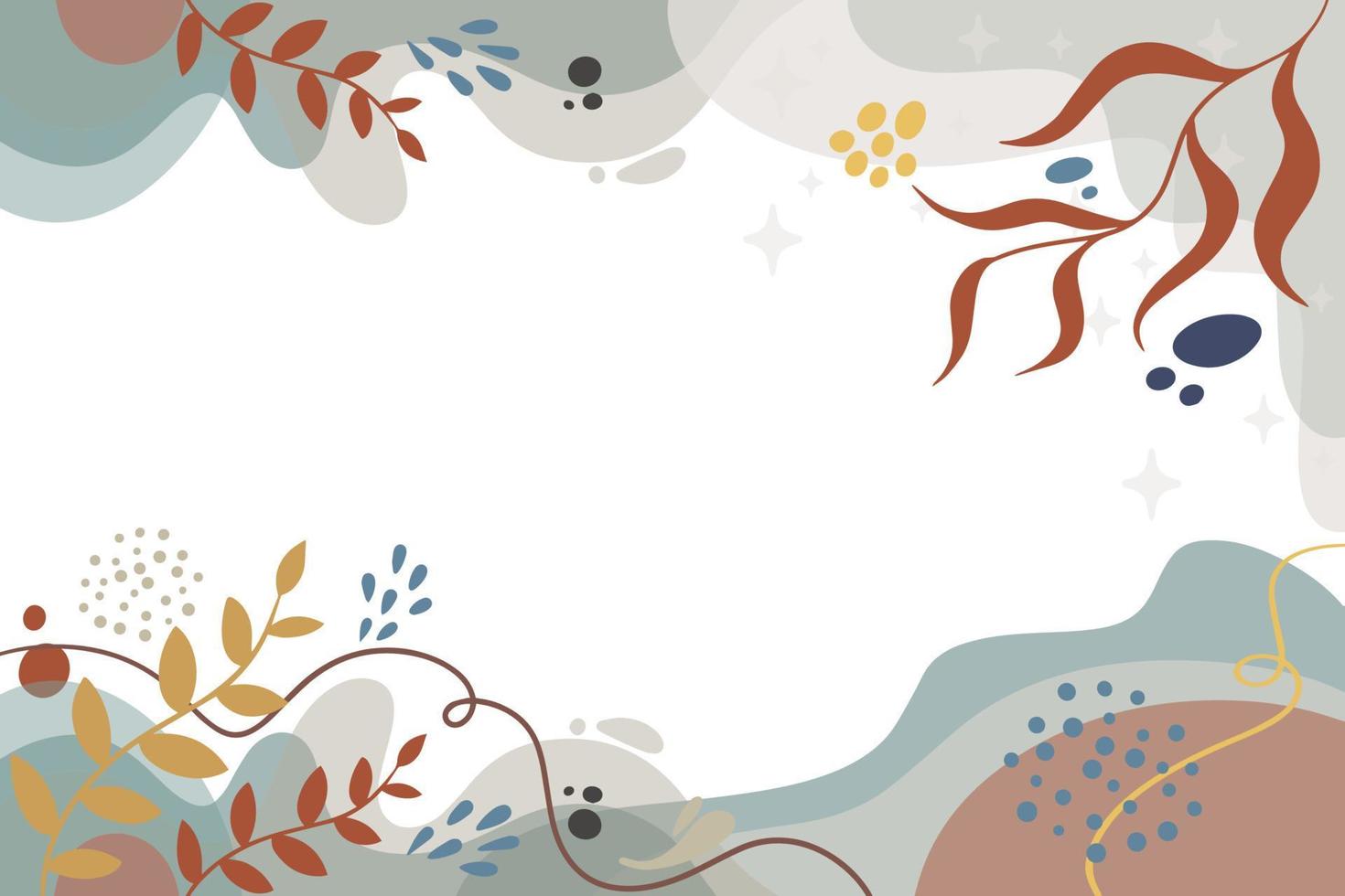 flat background with scandinavian color vector