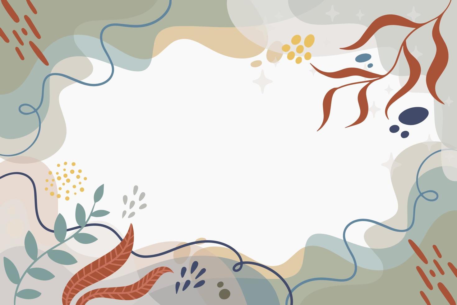 flat background with scandinavian color vector
