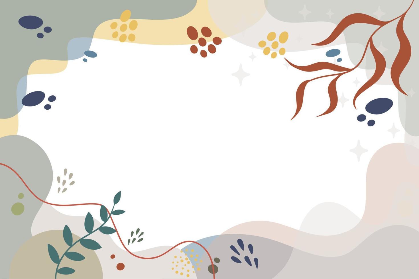flat background with scandinavian color vector