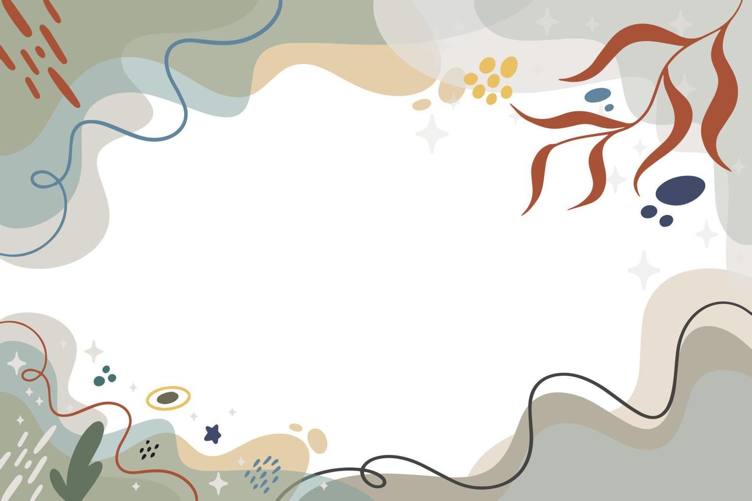 flat background with scandinavian color vector