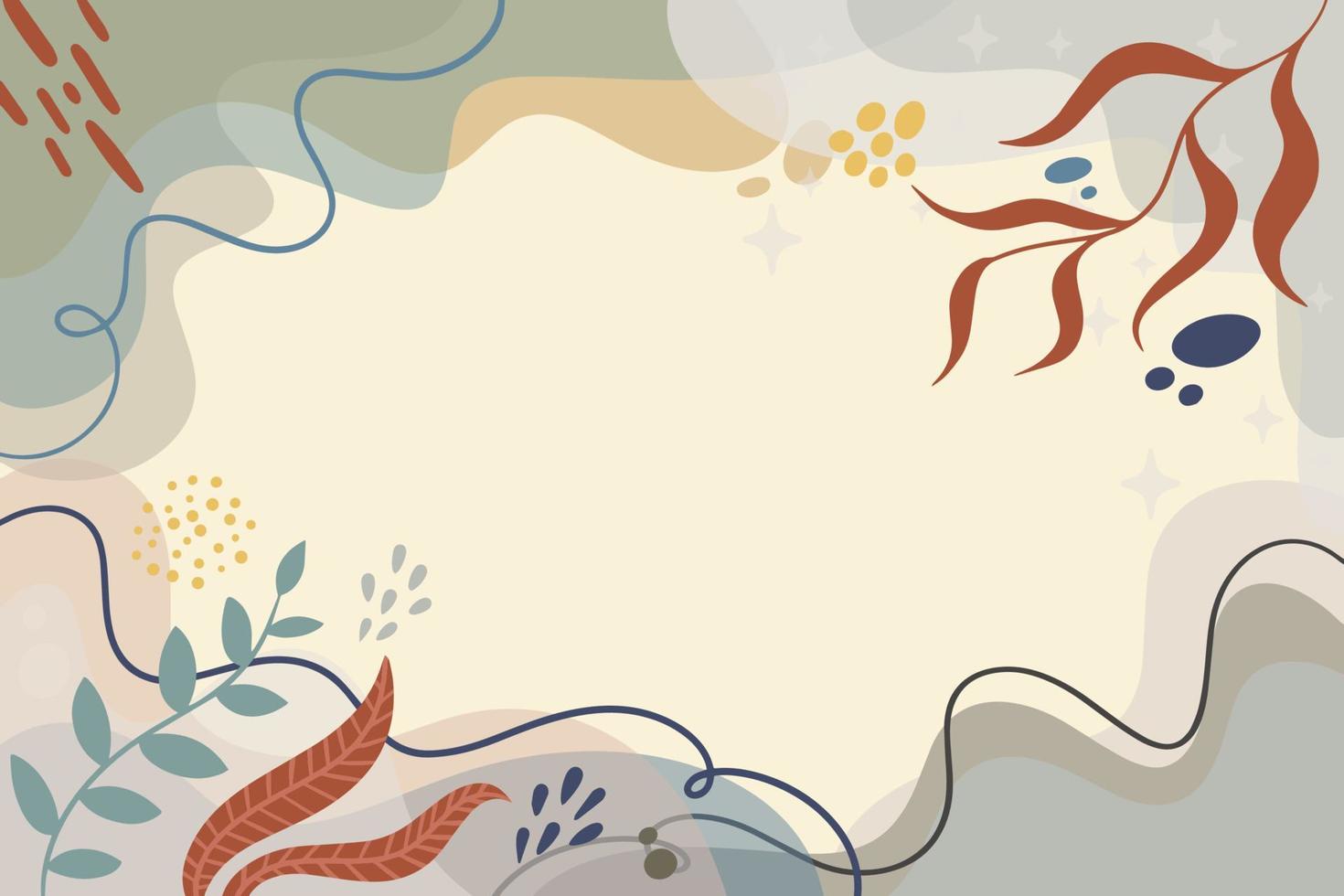 flat background with scandinavian color vector