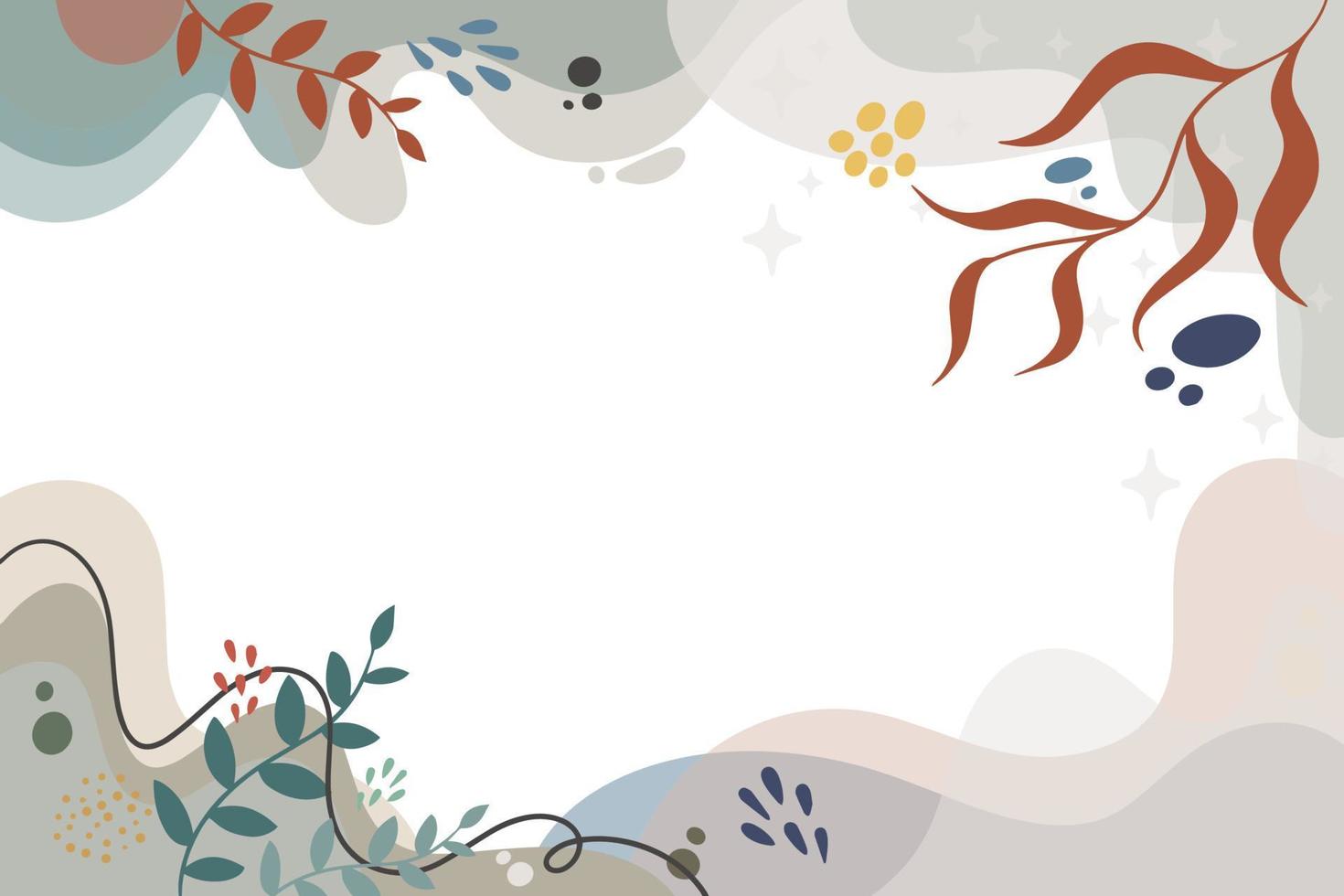 flat background with scandinavian color vector