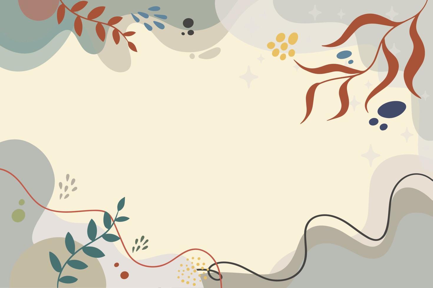 flat background with scandinavian color vector