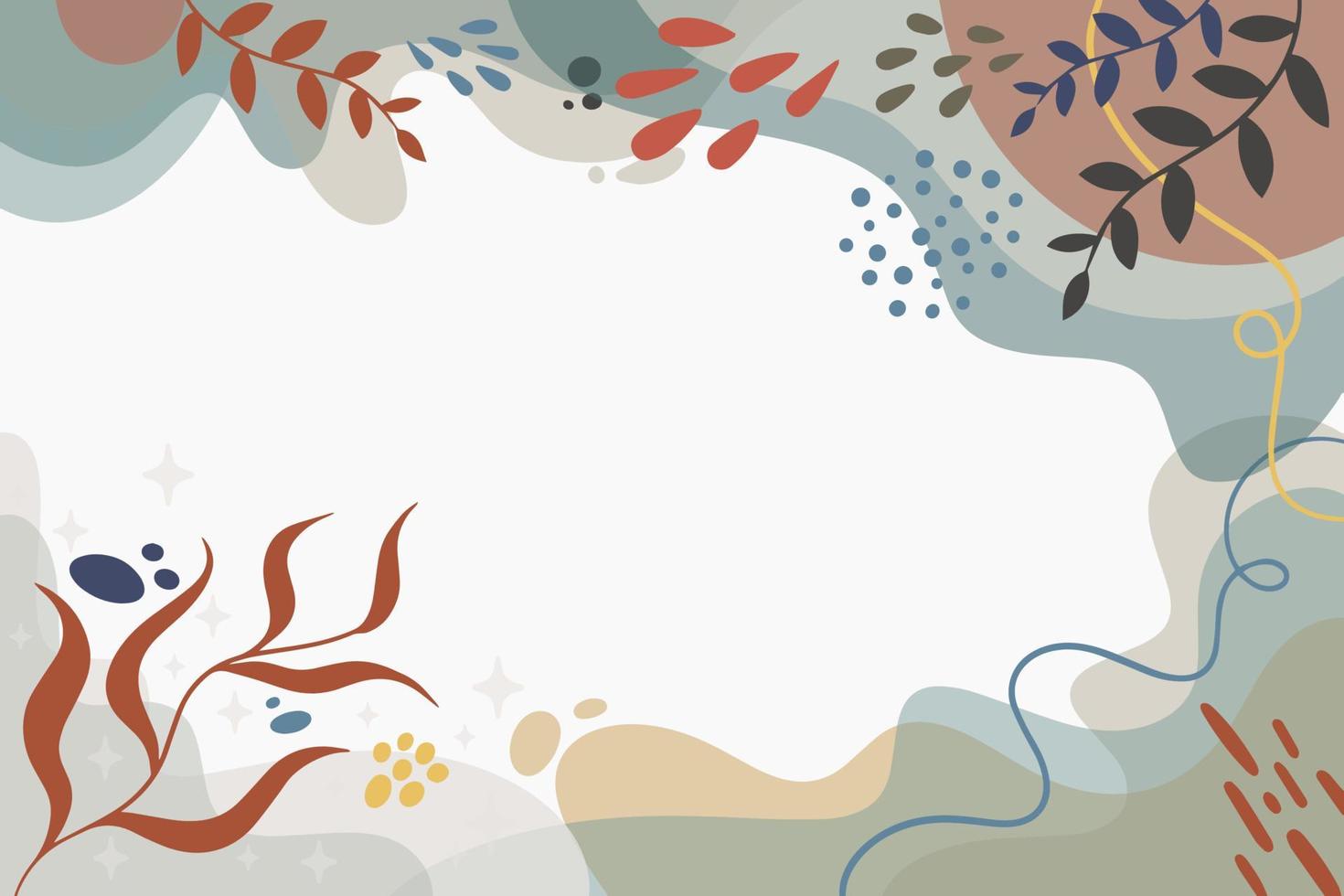 flat background with scandinavian color vector