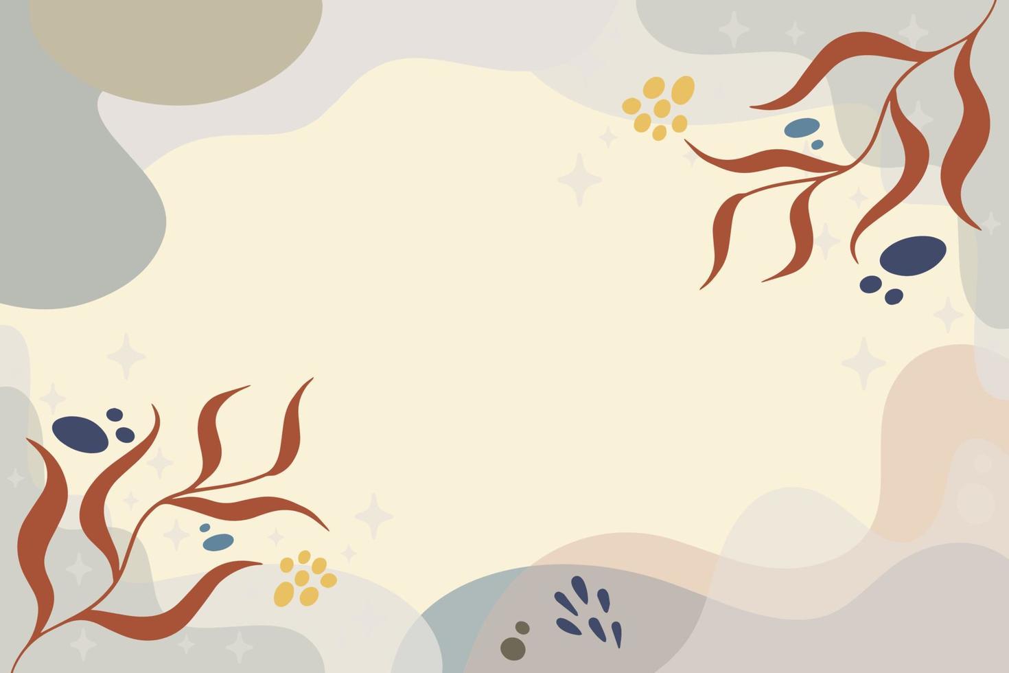 flat background with scandinavian color vector