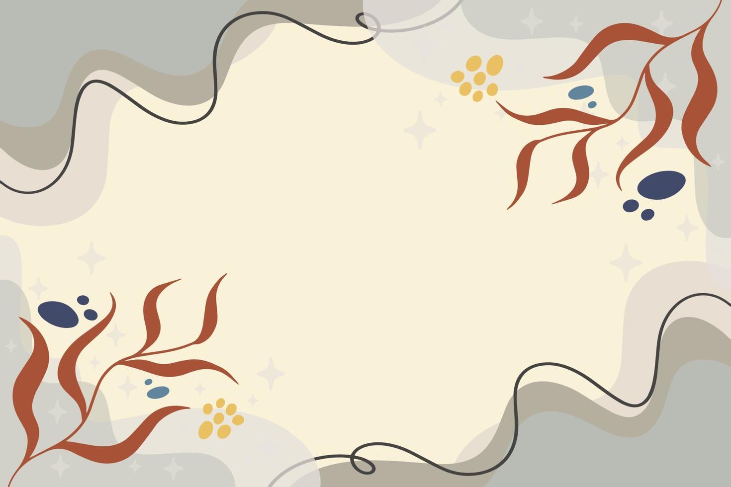 flat background with scandinavian color vector