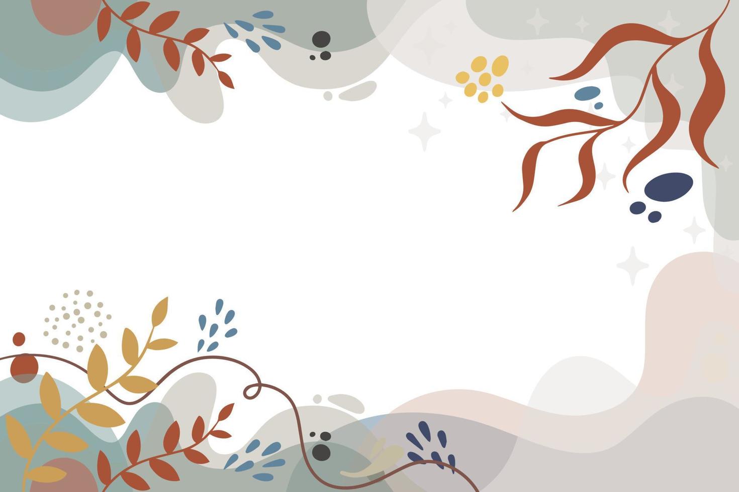 flat background with scandinavian color vector